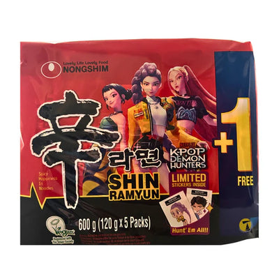 Nong Shim Shin Ramyun Noodles 5 Pack