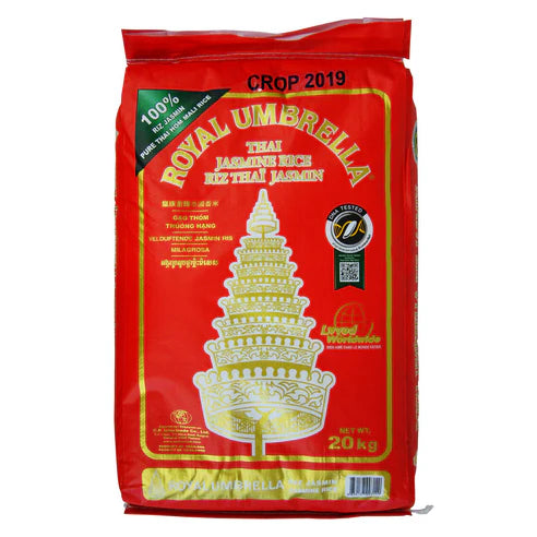 Royal Umbrella Thai Jasmine Rice 20kg