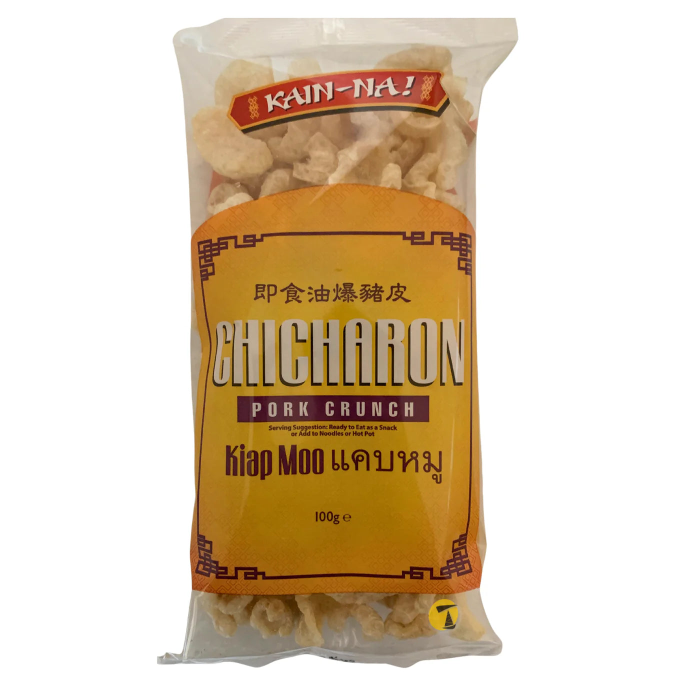 Kain-Na Chicharon Pork Crunch 100g