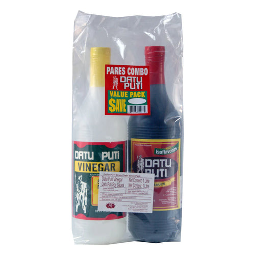 Datu Puti Vinegar + Soy Sauce Twin Pack 2L