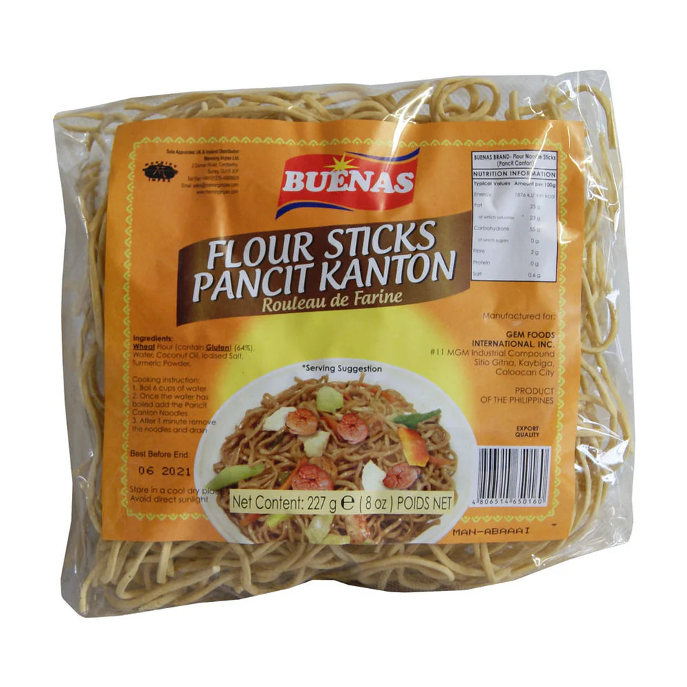 Buenas Pancit Canton Chow Mein 227g