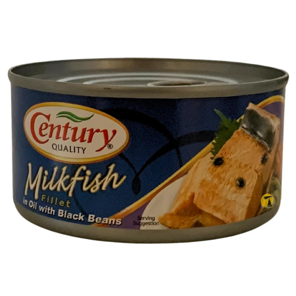 Century Milkfish Fillet in Oil with Black Beans - 184g